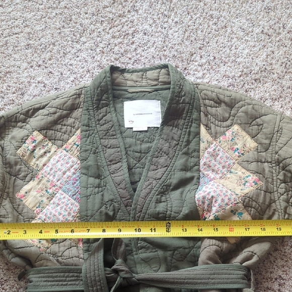 By Anthropologie Quilted Patchwork Jacket Small - Picture 5 of 7